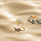 Bague "Pompadour" Diamants 0,74Ct/41