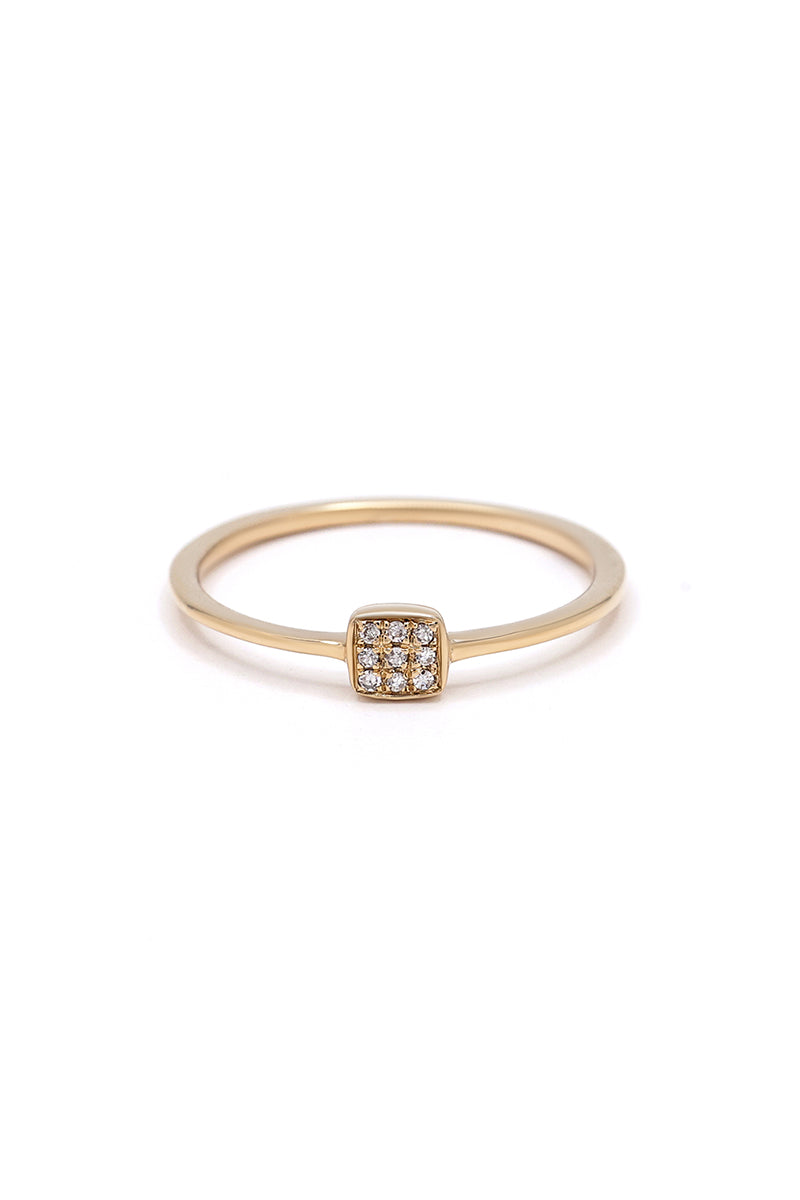 Bague "Carré De Lumière" D0,12/9