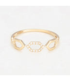 Bague "Sia" - D0,04/14 - Or Jaune