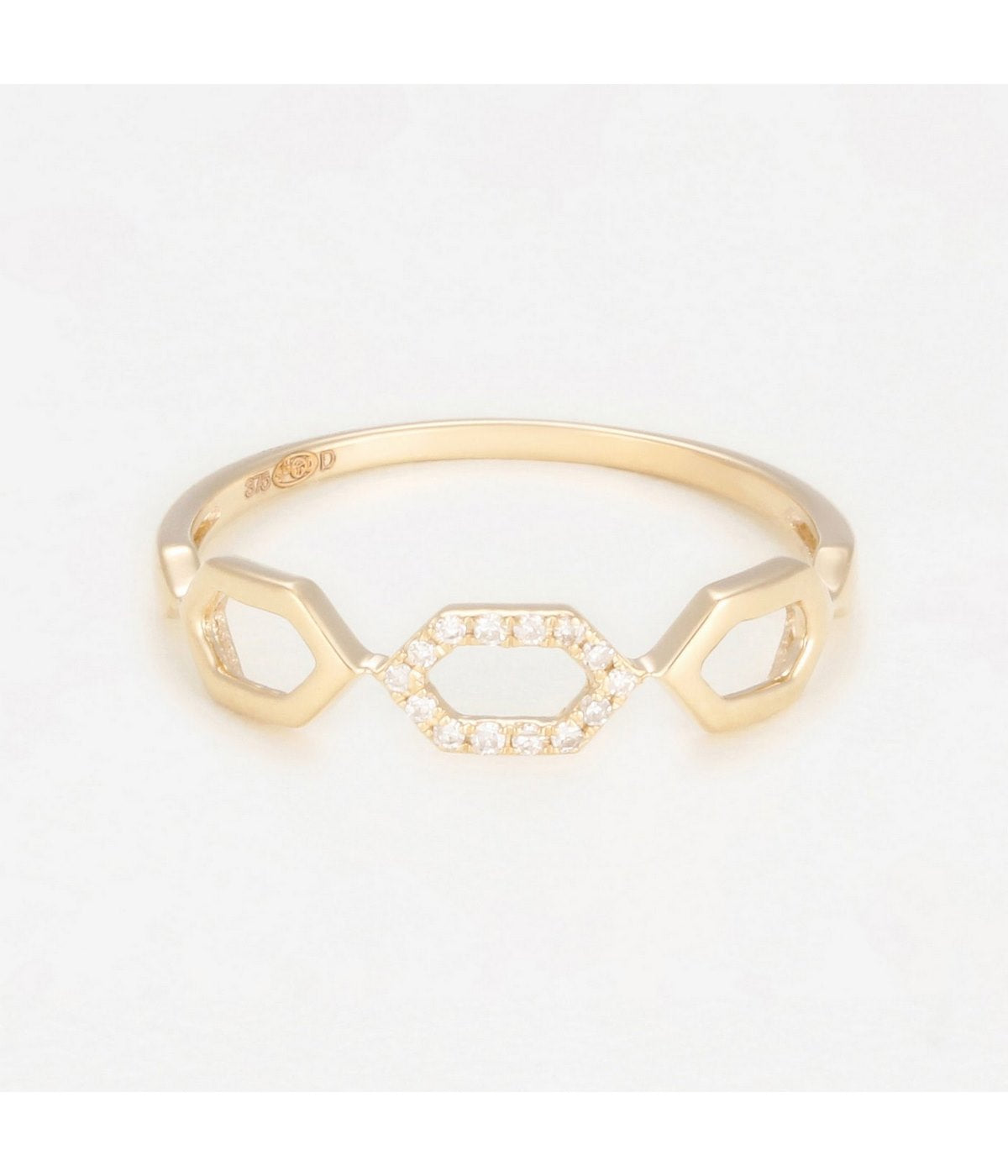 Bague "Sia" - D0,04/14 - Or Jaune