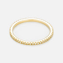 "Belle Alliance Complet" Ring with 0.16Ct/54 Diamonds - Yellow Gold