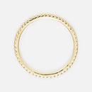"Belle Alliance Complet" Ring with 0.16Ct/54 Diamonds - Yellow Gold