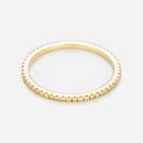 Bague "Belle Alliance Tour Complet" Diamants 0,16Ct/54 - Or Jaune 375/1000