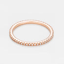 Ring "Belle Alliance Tour Complet" D0,16Ct/54 - Rose Gold 375/1000