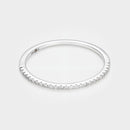 Bague "Belle Alliance" Diamants 0,08Ct/28 - Or Blanc 375/1000