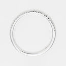 Bague "Belle Alliance" Diamants 0,08Ct/28 - Or Blanc 375/1000