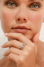 Bague "Entrelacs Merveilleux" Diamants 0,64/80
