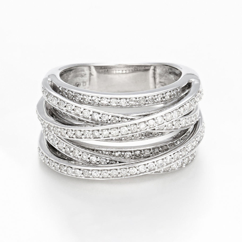 Bague "New Entrelacs Candides" Diamants 0,99Ct/165