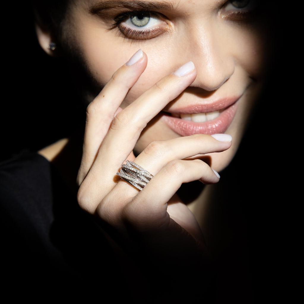 Bague "New Entrelacs Candides" Diamants 0,99Ct/165
