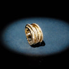 Bague "New Entrelacs Candides" Diamants : 0,99Ct/165 - Or Jaune 375/1000