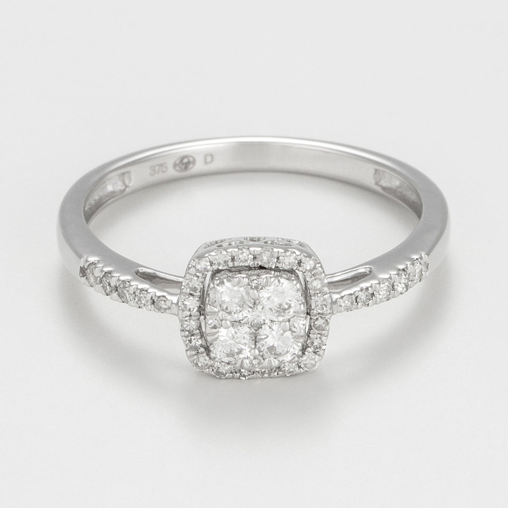 Bague "Naeli" - Or Blanc