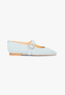 Mary Janes Babies Low - Bleu Ciel - Femme