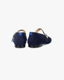 Mary Janes Babies Low - Daim - Bleu - Femme