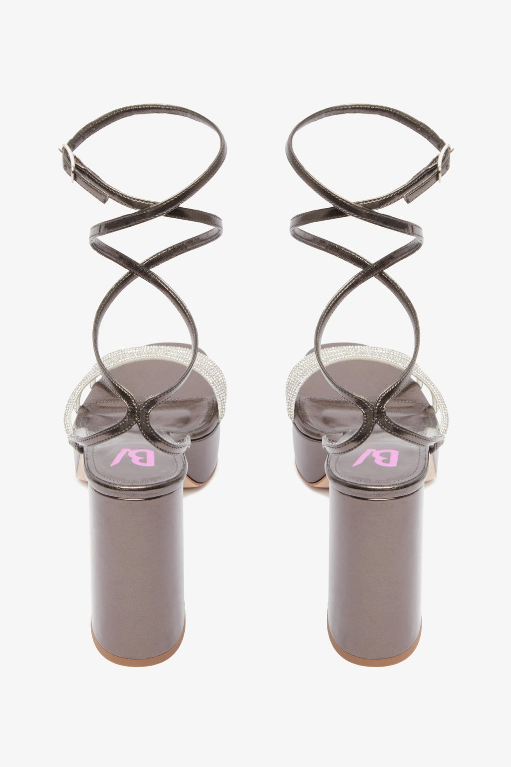 Sandalias de Plataforma Babsy Crystal - Licorice - Mujer