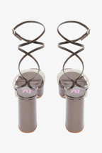 Sandalias de Plataforma Babsy Crystal - Licorice - Mujer