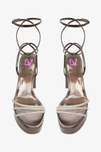 Sandalias de Plataforma Babsy Crystal - Licorice - Mujer