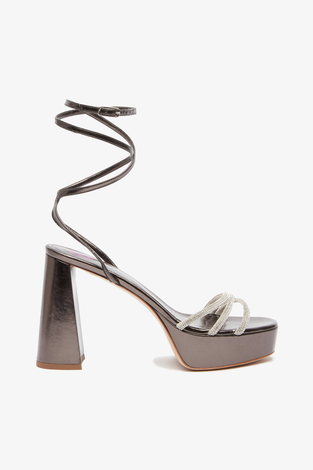 Sandalias de Plataforma Babsy Crystal - Licorice - Mujer