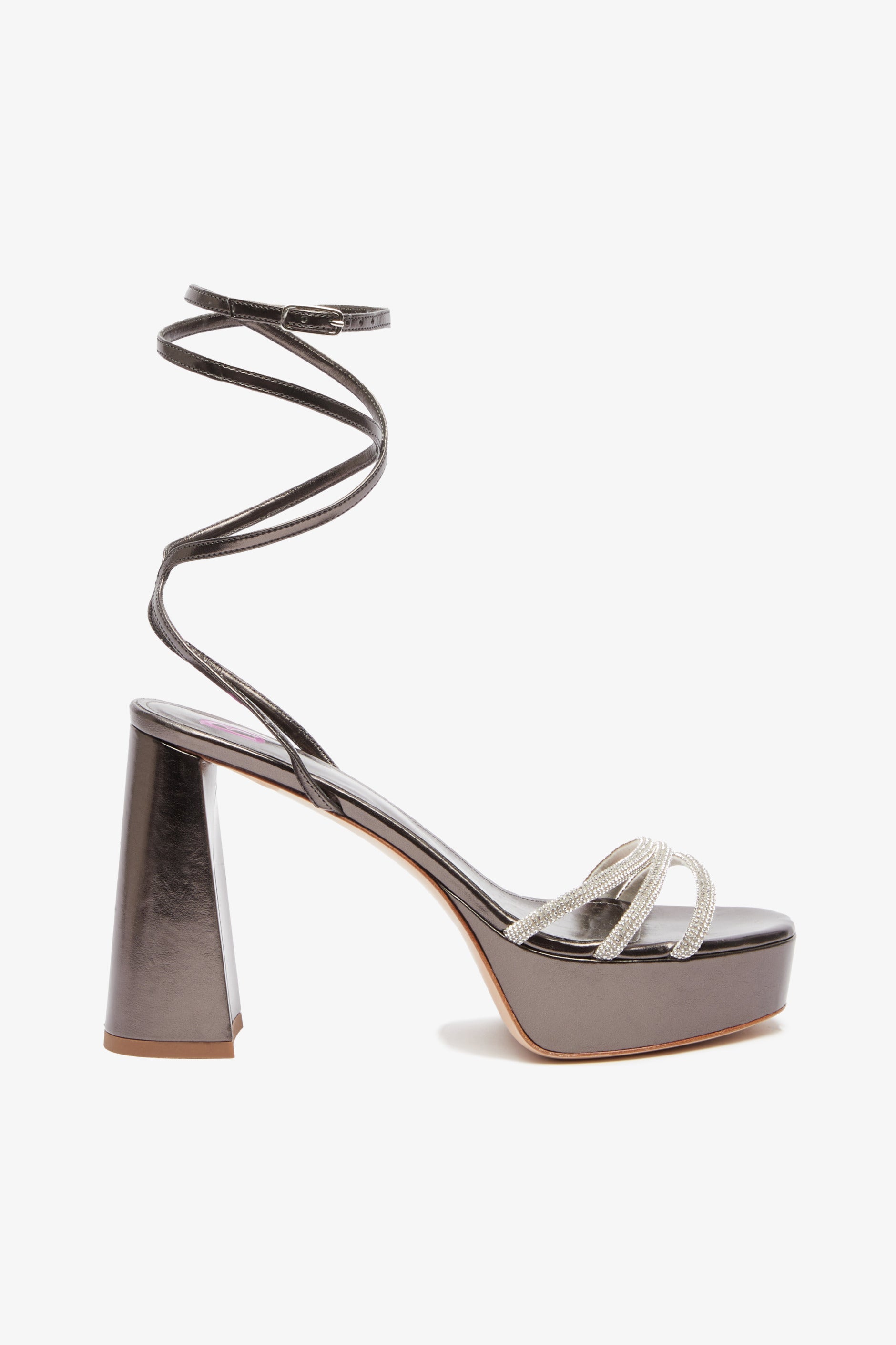 Sandalias de Plataforma Babsy Crystal - Licorice - Mujer