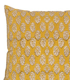 Housse De Coussin Bagru - Moutarde