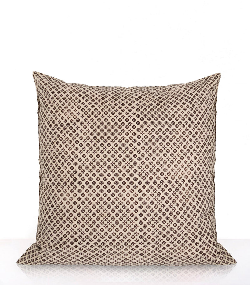Bagru Cushion Cover - Mustard