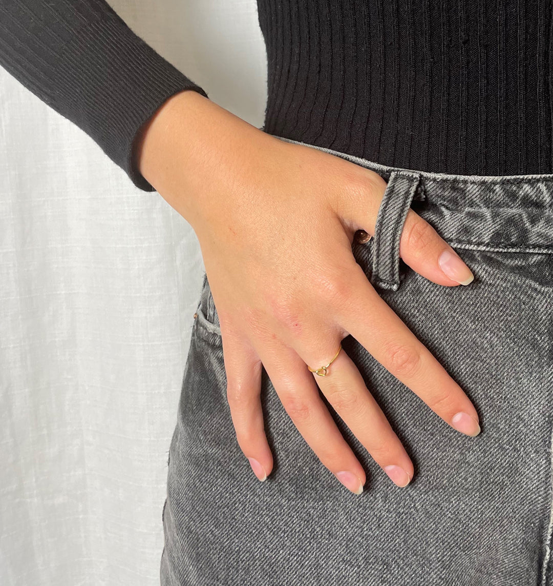 Bague Ajustable Doree St Val