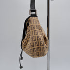 Sac Baguette Fendi Vintage Toile Zucchino