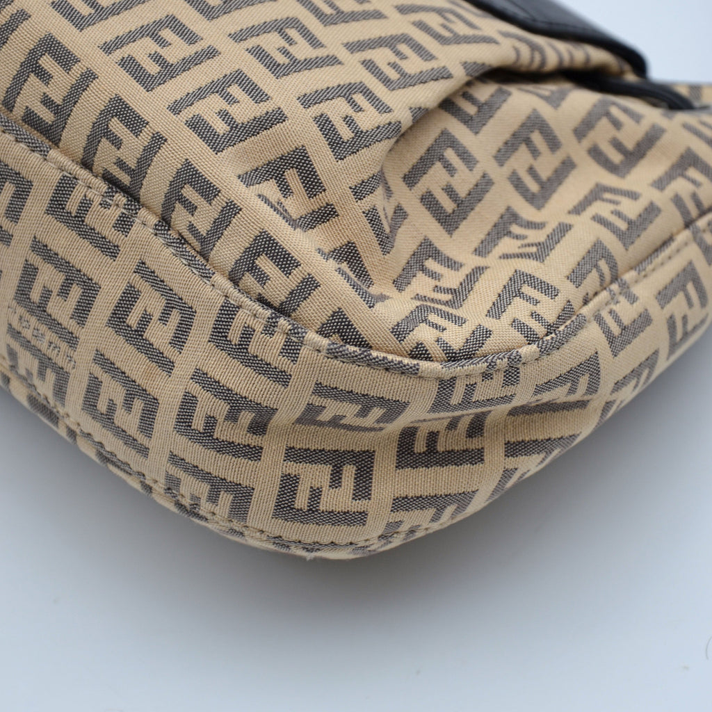 Sac Baguette Fendi Vintage Toile Zucchino