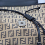 Sac Baguette Fendi Vintage Toile Zucchino