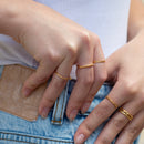 Bague Ajustable Doree Aria