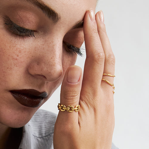 Bague Ajustable Doree Valmont