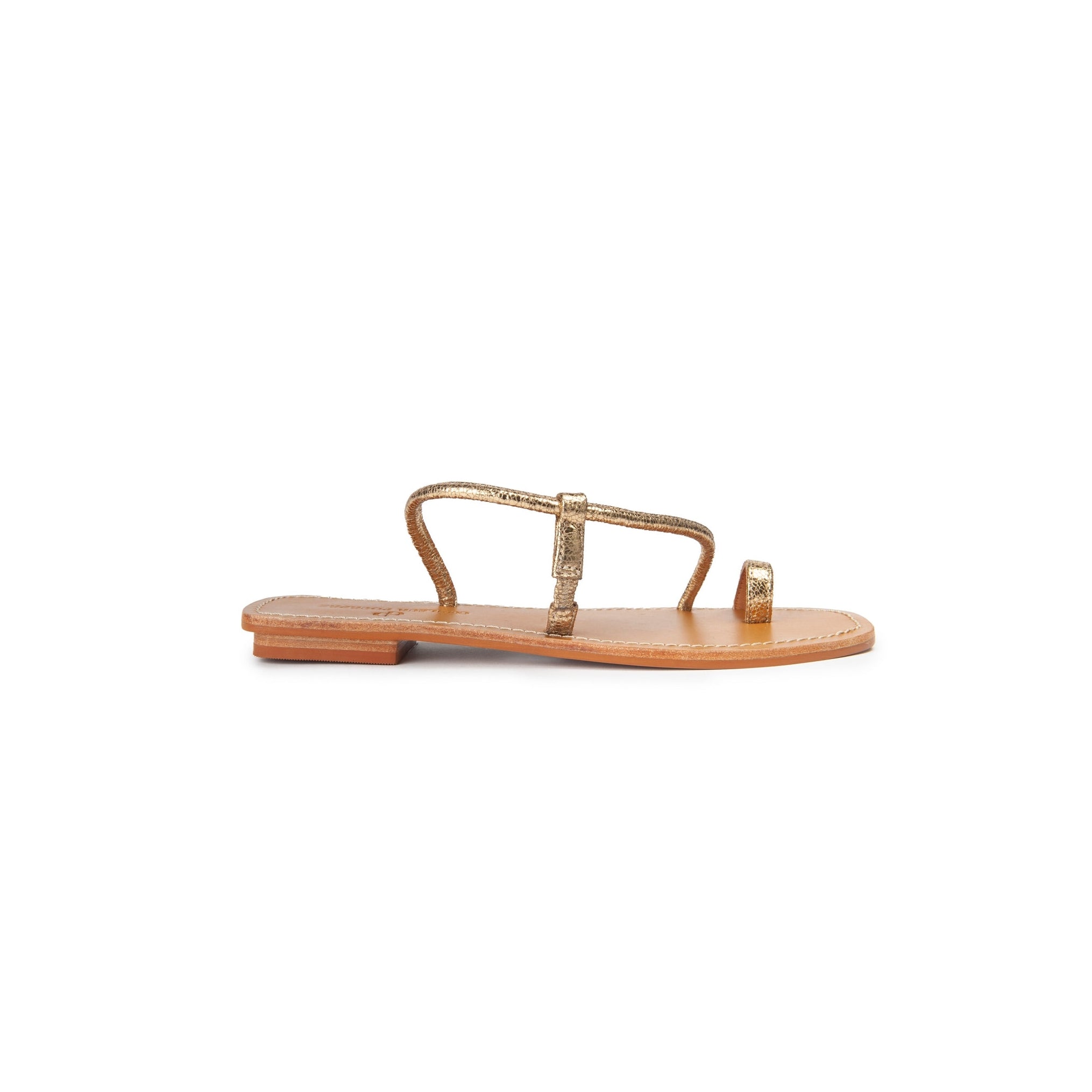 Bahamas Flat Sandals - Gold
