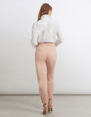 Reiko - Pantalones Baggy Bahia Color Mujer - Rosa Plata