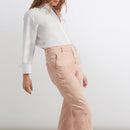 Pantalón Baggy Bahia Color - Rosa Plata - Mujer