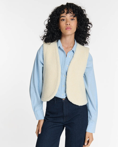 veste sans manches baily sherpa creme labdip