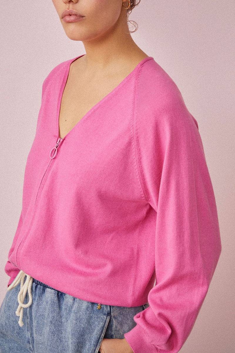 Chaleco Balerina - Rosa Neón