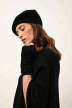 6-Ply Fingerless Gloves - Bale - Black