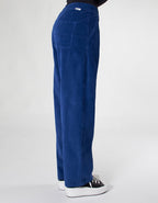Pantalón Recto Baltimore Velvet - Indigo Mood - Mujer