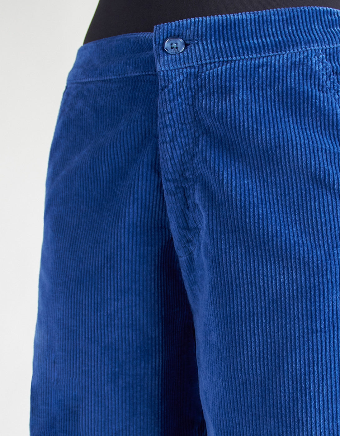 Baltimore Velvet Straight Trousers - Indigo Mood - Women