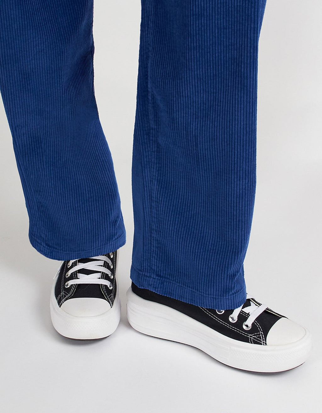 Pantalón Recto Baltimore Velvet - Indigo Mood - Mujer