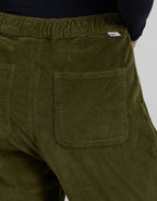 Pantalón Recto Baltimore Velvet - Caqui - Mujer