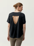 T-Shirt Bambu - Nero - Donna