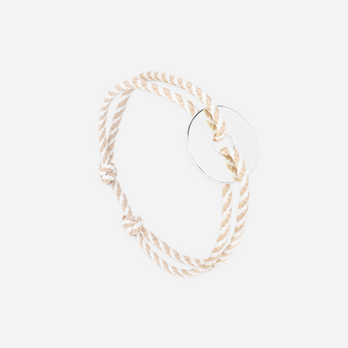 Bracelet Banc - Beige Et Blanc