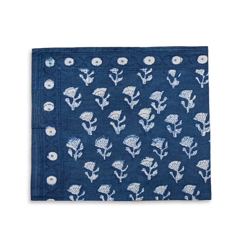 Bandana Indien Chota - Bleu Indigo