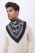 Lille Le Harnais Bandana - Sort Hvid - Herre