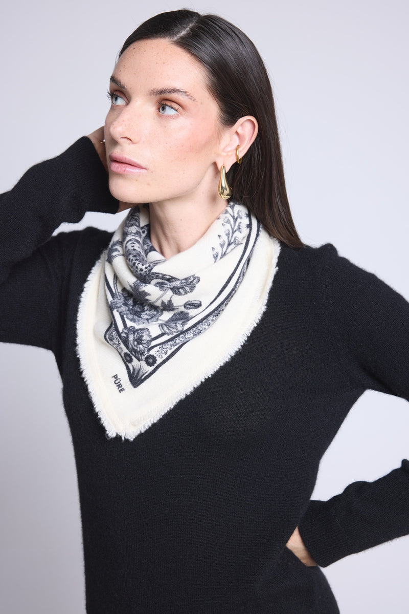 Echarpe Bandana Tiger Bandana Tiger - Noir & Blanc - Mixte