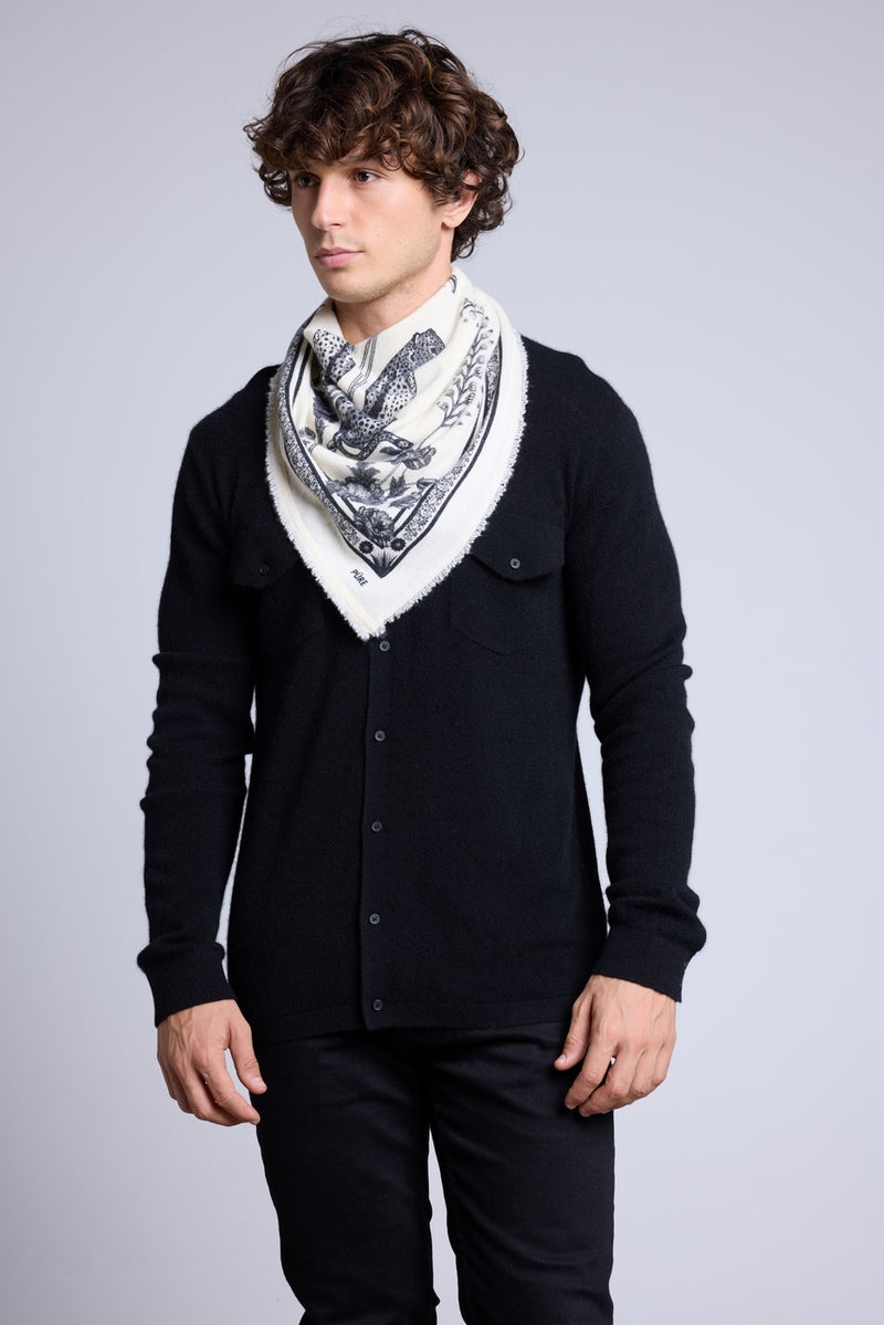 Echarpe Bandana Tiger Bandana Tiger - Noir & Blanc - Mixte