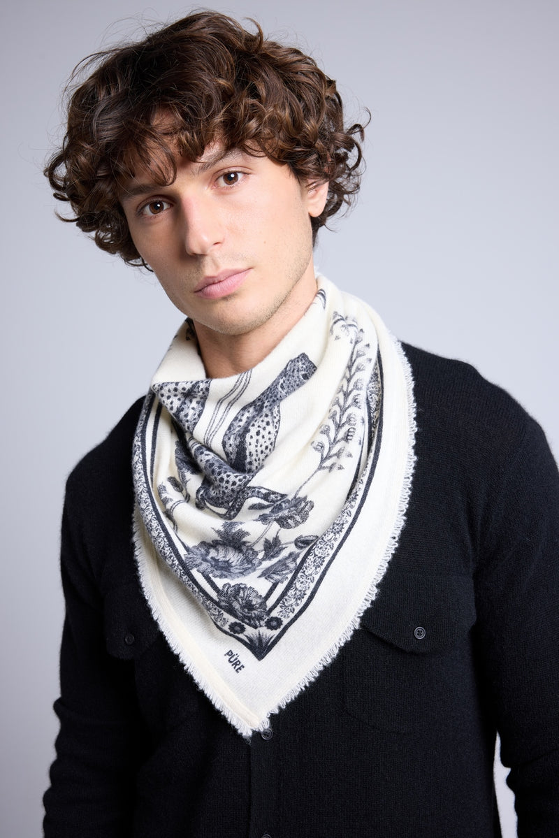 Echarpe Bandana Tiger Bandana Tiger - Noir & Blanc - Mixte