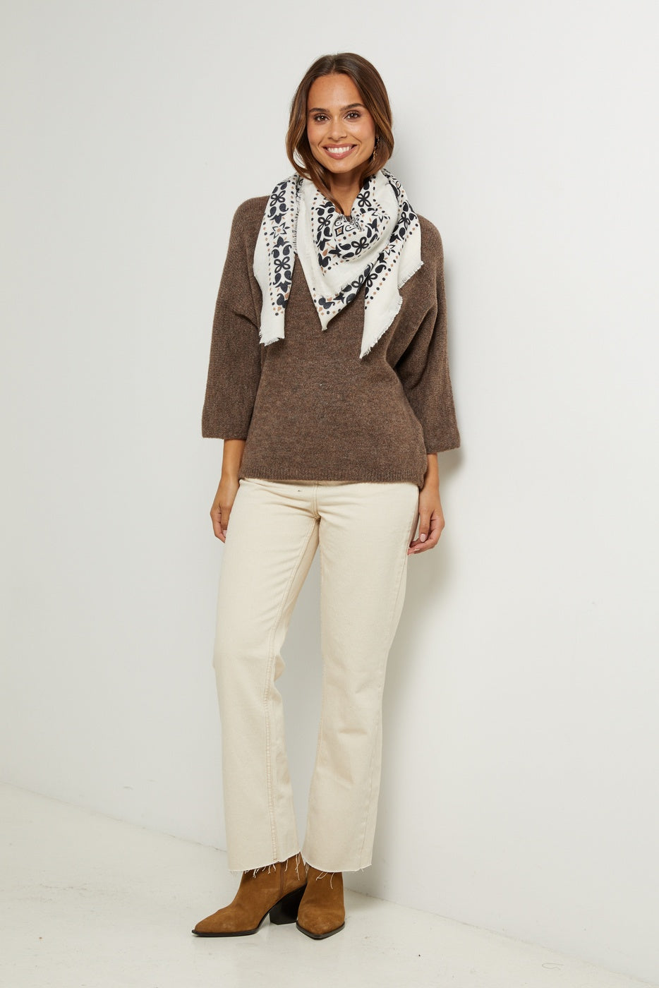 Scarf - Ecru