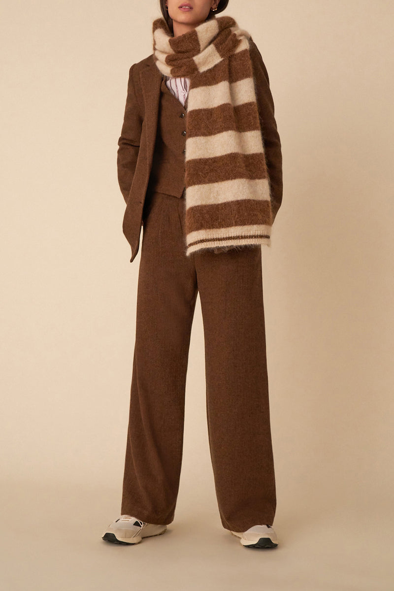 Banita Scarf - Flour/Mocha