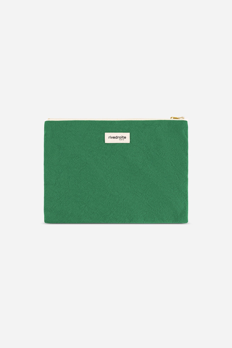 Barbette La Pochette - Coton Recyclé Vert Palmier